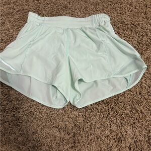 lululemon athletica Light Mint Athletic Shorts